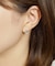 [ セカンドピアス] Pt ブルートパーズ ドロップピアス