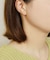 [ セカンドピアス]Pt イエローベリルピアス
