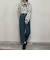 配色ステッチイージーサルエルパンツ