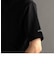 メランジジャカード モックネックTシャツ