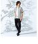 【WEB限定】ラッセルジャガード半袖シャツ