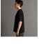 サイドジップ 半袖ニットTシャツ