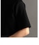 サイドジップ 半袖ニットTシャツ
