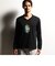 【RIELABO】グラフィック×ロゴプリントVネックTシャツ