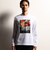 【RIELABO】グラフィックプリントクルーネック長袖Ｔシャツ