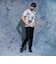 【WEB限定】ムラ柄ロゴプリント半袖Ｔシャツ
