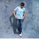【WEB限定】ムラ柄ロゴプリント半袖Ｔシャツ