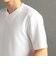 グラフィックジャカード VネックTシャツ
