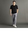 グラフィックジャカード クルーネックニットTシャツ