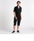 【NICOLE SPORTS】エンボスクラック柄ハーフパンツ