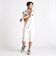 【25年モデル EC限定再販売】【NICOLE SPORTS】ムラ柄スキッパーポロシャツ