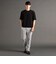 グラフィックジャカード クルーネックTシャツ