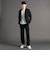 メランジストレッチ セットアップパンツ