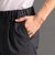 メランジストレッチ セットアップパンツ