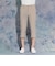 エステルクレープイージークロップドパンツ