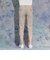 エステルクレープイージークロップドパンツ