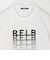 【RIELABO】グラデーションロゴプリント クルーネックTシャツ