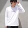 シルケットクルーネック長袖Ｔシャツ