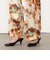 ウエストゴムボカシプリントワイドパンツ