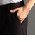 ドビーストレッチツイル ワイドパンツ