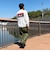 NANGA(ナンガ)別注バックプリントドローコードロングスリーブTシャツ