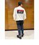 NANGA(ナンガ)別注バックプリントドローコードロングスリーブTシャツ