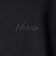 NANGA(ナンガ)別注バックプリントドローコードロングスリーブTシャツ