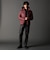 ムラプリントマイクロクロス ダウンブルゾン