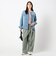 【BROOKLYN OVERALL】ノーカラーデニムジャケット