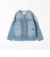 【BROOKLYN OVERALL】ノーカラーデニムジャケット