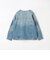 【BROOKLYN OVERALL】ノーカラーデニムジャケット