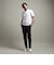 【HIDEAWAYS BLACK】激シルケットVネック半袖Ｔシャツ
