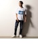 【RIELABO】グラフィックプリント クルーネックＴシャツ