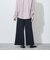 ダンボールニットワイドパンツ