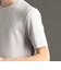 メランジジャカード クルーネックレギュラーフィットTシャツ