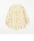 柄タックパフブラウス