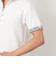 【NICOLE SPORTS】エンボス柄スキッパーポロシャツ