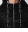 【NICOLE SPORTS】エンボス柄5分袖ジップパーカー