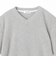 メランジジャカードニット VネックTシャツ