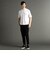 ストレッチワッシャーポケット クルーネックTシャツ