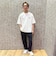DOTMESH タックテーパードパンツ