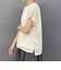 透け感のあるシアートップス×タンクセット