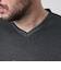 【WEB限定】ストレッチポンチジェルプリントＶネック長袖Tシャツ