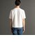 ウエーブタックジャカード VネックTシャツ
