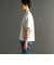 ウエーブタックジャカード VネックTシャツ
