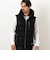 【NICOLE SPORTS】ロゴデザインパテッドベスト