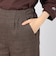 ロールヘムグレンチェックパンツ