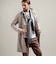 【HIDEAWAYS BLACK】マイクロ起毛ポンチ　スタンドコート