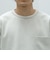 フェイクスエード クルーネック ロングスリーブ Tシャツ