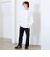 配色 ステッチ コンビ ロングスリーブ Tシャツ